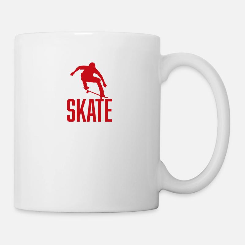 Skate - Tasse - Weiß