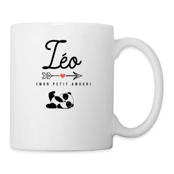Prénom Léo idée cadeau noel naissance anniversaire - Mug blanc - blanc - Droite
