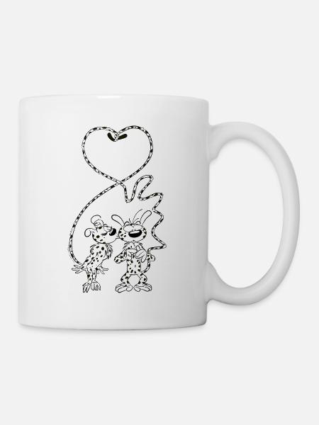 Marsupilami Amour Cœur - Mug blanc - blanc
