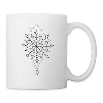 Muster Symbol Geometrie - Tasse - Weiß - Rechts