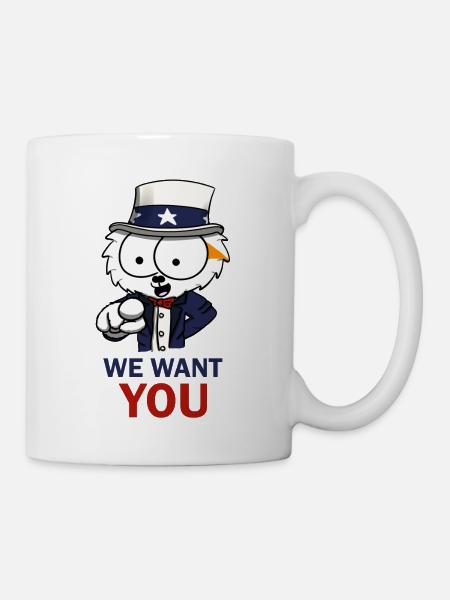 We Want You - Mug - white