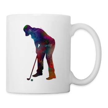 Golf player sport #golf #sport - Mug - white - Right