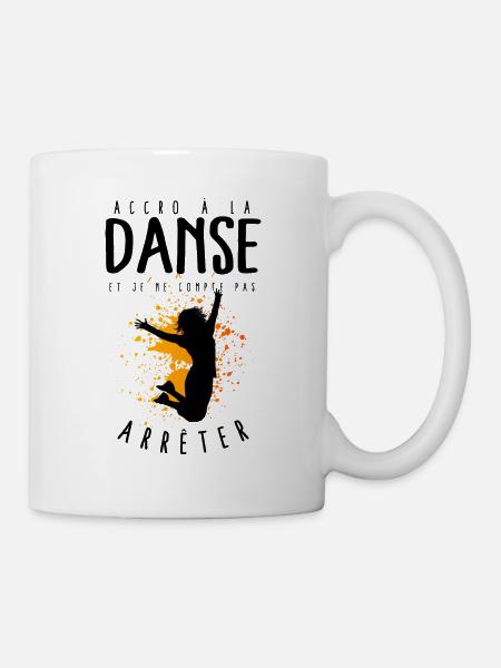 Danse humoristique humour danseuse fille femme - Mug blanc - blanc