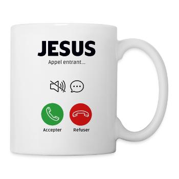 Appel de Jésus - Mug blanc - blanc - Droite
