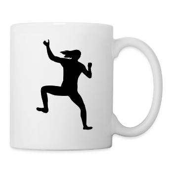 Freedom in the climbing wall - Mug - white - Right