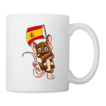 Spain Fan Mouse - Mug - white - Right