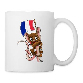 France Fan Mouse - Mug - white - Right
