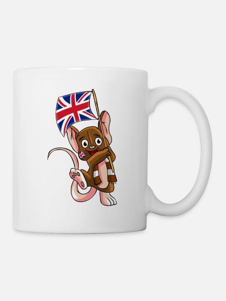 English Fan Mouse - Mug - white