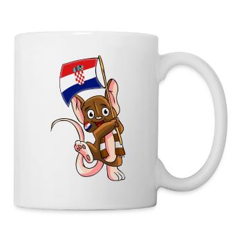 Croatian Fan Mouse - Mug - white - Right