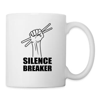 Batterie, Tambour, Musique, Instrument - Mug blanc - blanc - Droite