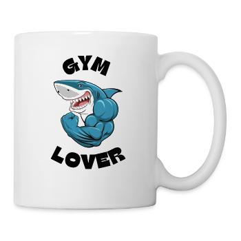 Ich liebe das Gym - Tasse - Weiß - Rechts