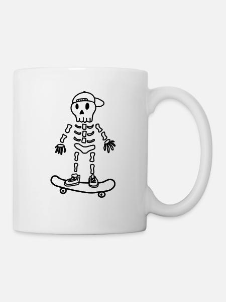 Skaterboy - Tasse - Weiß