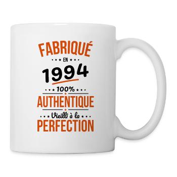 Anniversaire 30 ans - Fabriqué en 1994 - Mug blanc - blanc - Droite