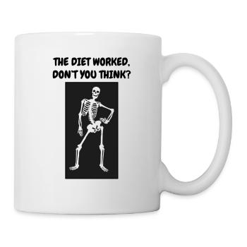 The diet worked, don’t you think? - Mug - white - Right