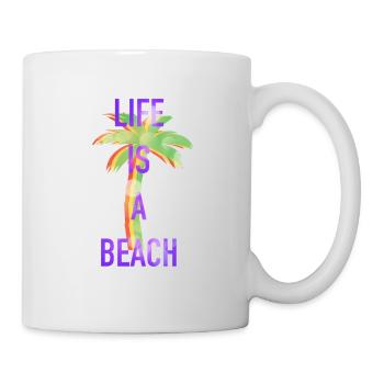 Life is a Beach - Mug - white - Right