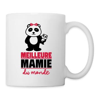 meilleure mamie du monde - Mug blanc - blanc - Droite