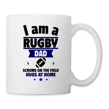 Father's Day Gift I'm a Rugby Dad - Mug - white - Right