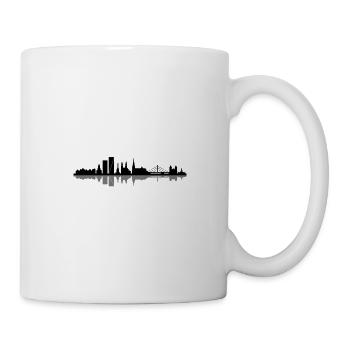 LINZ Oberösterreich Autriche Skyline Ville - Mug blanc - blanc - Droite