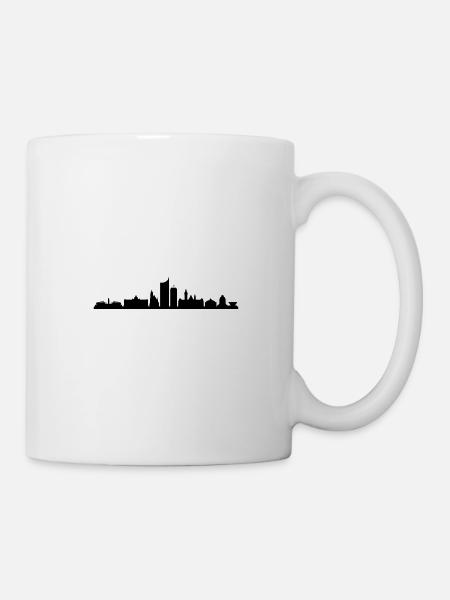 LEIPZIG Saxony Germany Skyline City - Mug - white