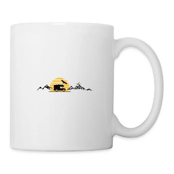 CAMPER BUS Camper Car Sun - Mug - white - Right