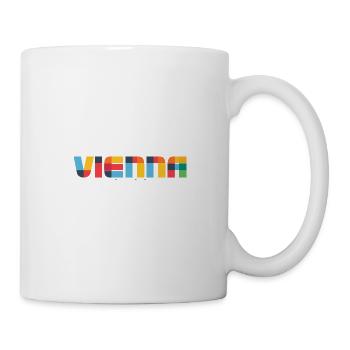Vienna Austria CMYK Pop Art Style - Mug - white - Right