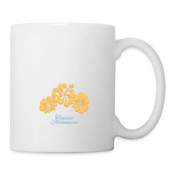 Tropical Adventures - Yellow - Tasse - Weiß - Rechts