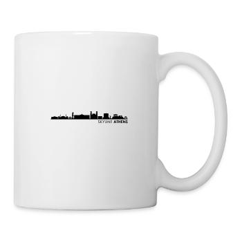 Skyline - Athen Griechenland - Tasse - Weiß - Rechts