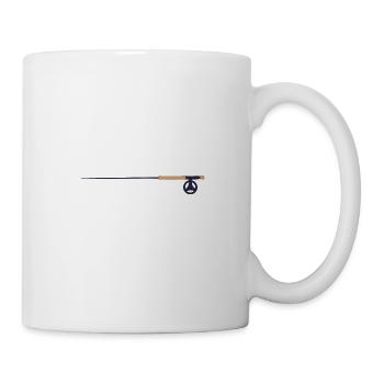 Fly fishing fly fly fishing symbol nymph - Mug - white - Right