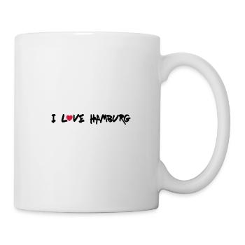 J'adore Hambourg - Mug blanc - blanc - Droite