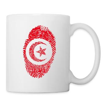 TUNESIEN TUNIS ARABER ISLAM GESCHENK T-SHIRT - Tasse - Weiß - Rechts