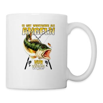 FID - Angler Designs - es gibt wichtigeres als - Tasse - Weiß - Rechts