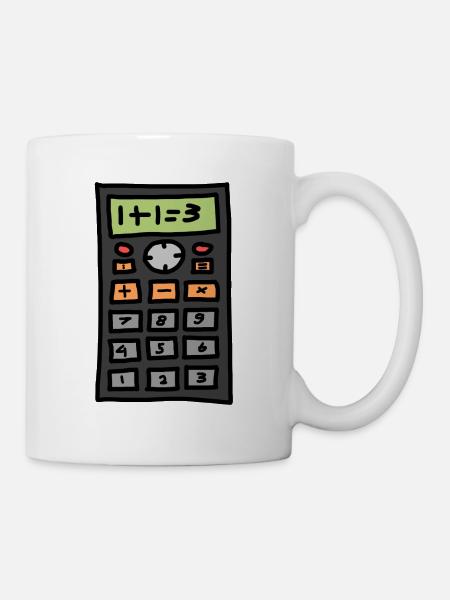 Calculator - Mug - white