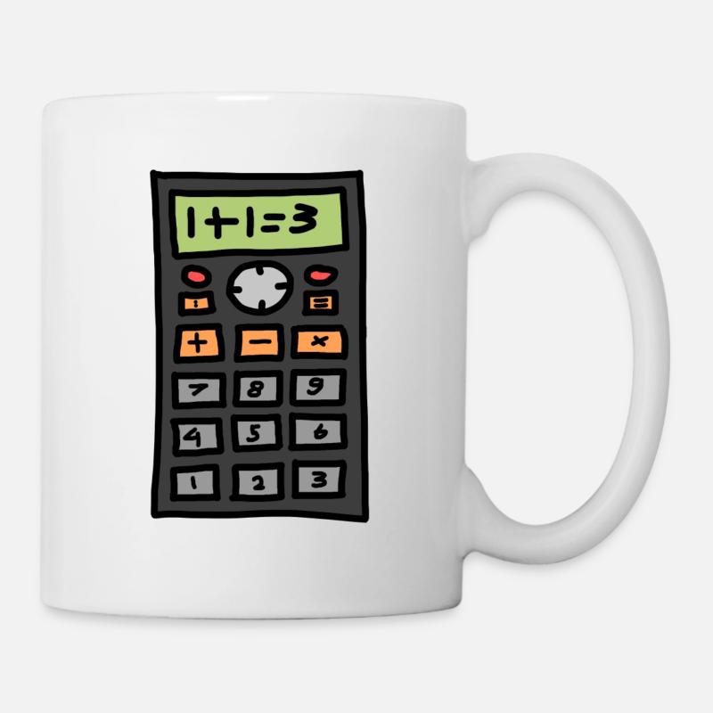 Calculator - Mug - white