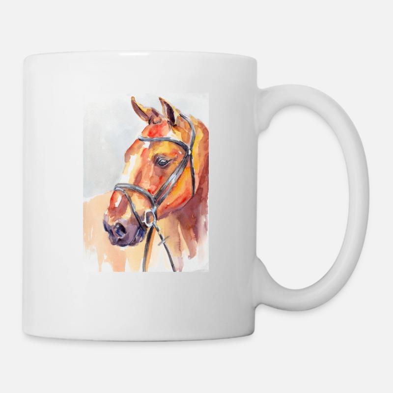 PFERD - Tasse - Weiß
