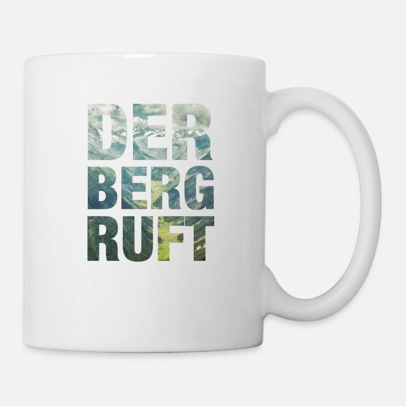 DER BERG RUFT - Tasse - Weiß