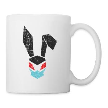 Crazy Easter with MNS mask - geometric - Mug - white - Right