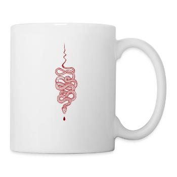 Snake red - Tasse - Weiß - Rechts