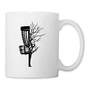Disc Golf Korb Par Geschenk Midrange Frisbee Hole - Tasse - Weiß - Rechts