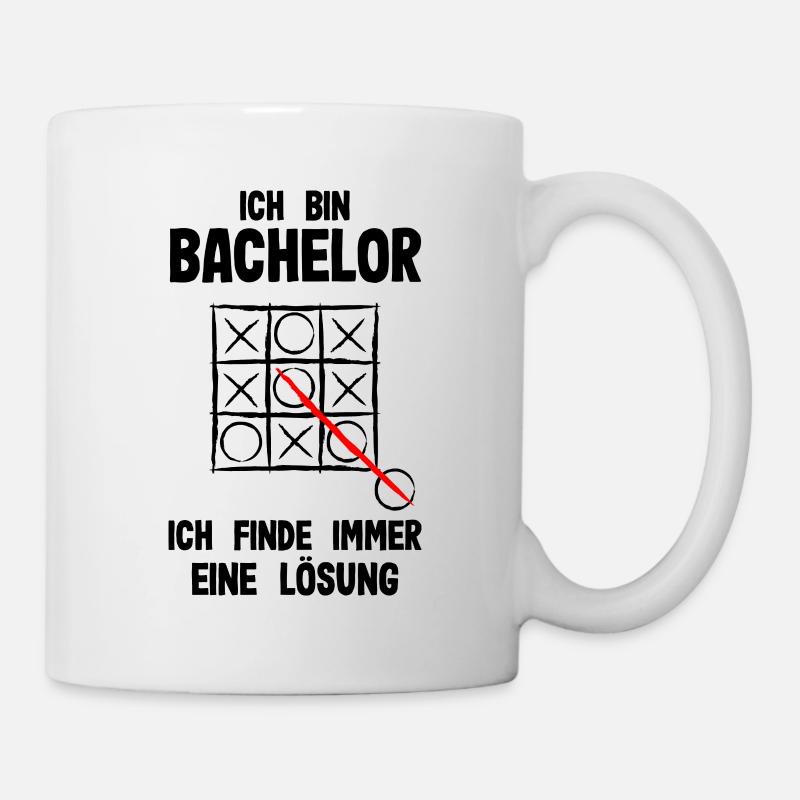 Abschluss Ich Bin Bachelor Ich Finde Immer Eine Lö - Tasse - Weiß