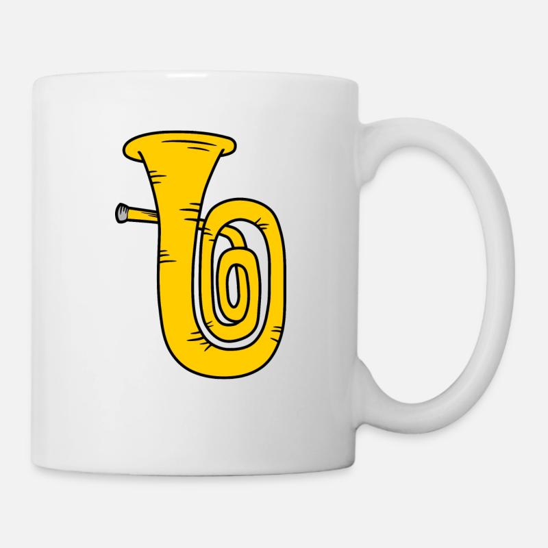 Tuba - Tasse - Weiß