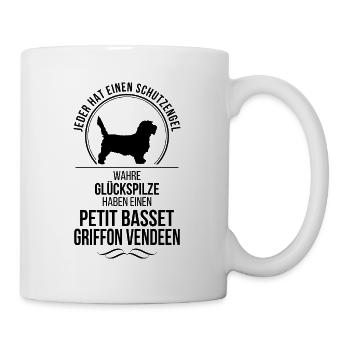 PETIT BASSET GRIFFON VENDEEN Schutzengel Wilsigns - Tasse - Weiß - Rechts