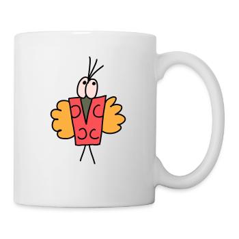 Schobbti Rot - Tasse - Weiß - Rechts