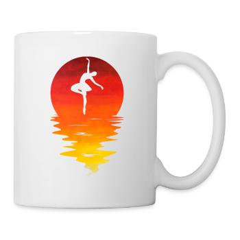 Ballet Graphic Ballerina Dance Course Dancer Point - Tasse - Weiß - Rechts
