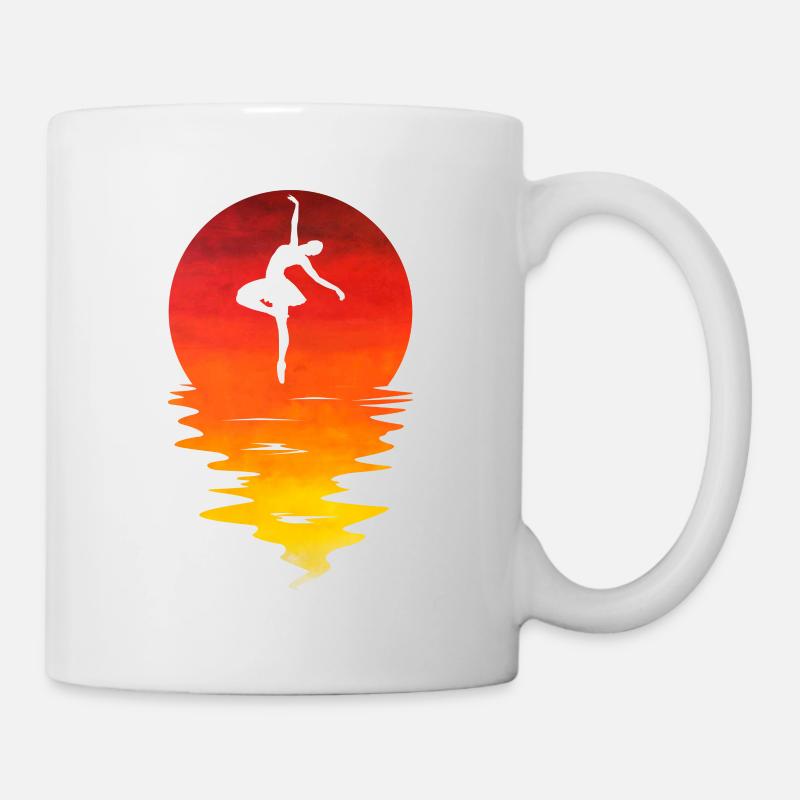 Ballet Graphic Ballerina Dance Course Dancer Point - Tasse - Weiß