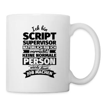 Script Supervisor Geschenke - Tasse - Weiß - Rechts