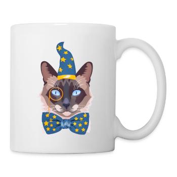 the magician cat - Mug - white - Right