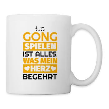 Gong Geschenke - Tasse - Weiß - Rechts