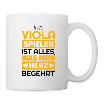 Viola Geschenke - Tasse - Weiß - Rechts
