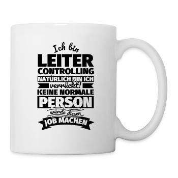 Leiter Controlling Geschenke - Tasse - Weiß - Rechts