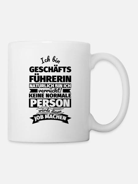 Geschäftsführerin Geschenke - Tasse - Weiß